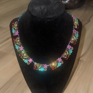 Colorful Floral Necklace